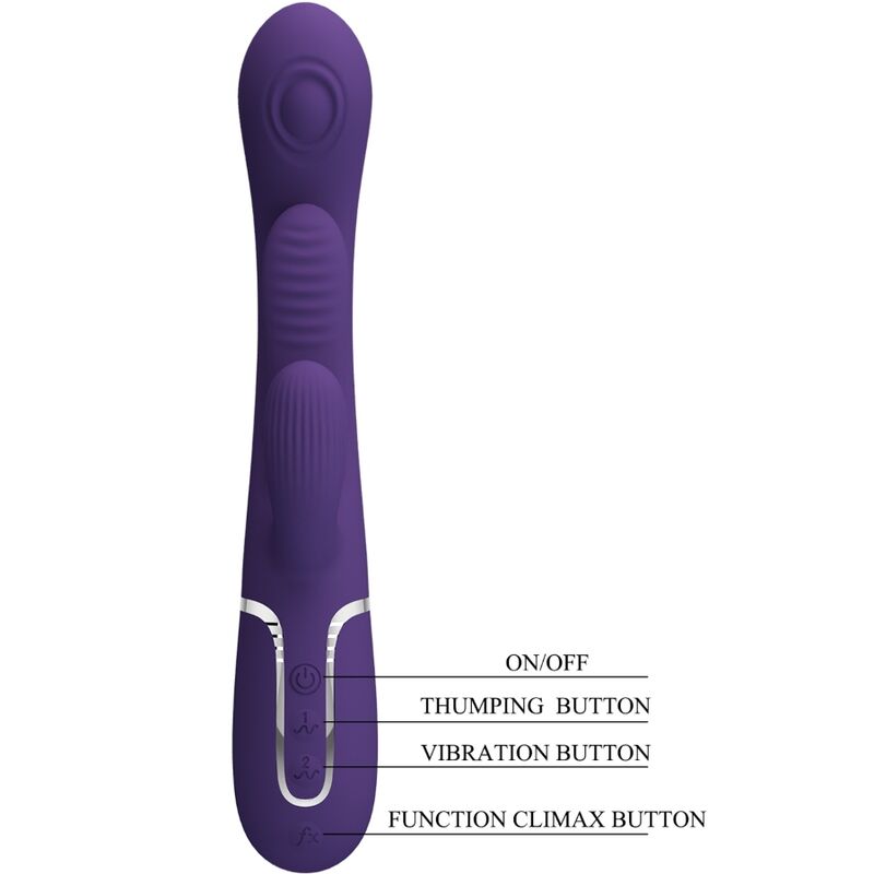 Pretty love - shania triple vibrador rabbit multifunción