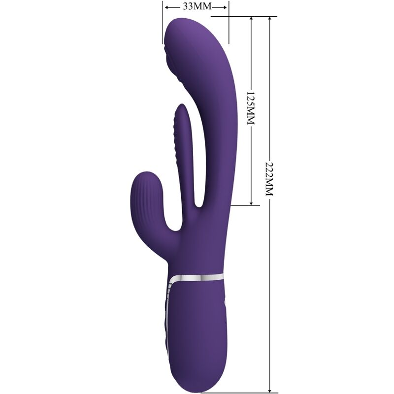 Pretty love - shania triple vibrador rabbit multifunción