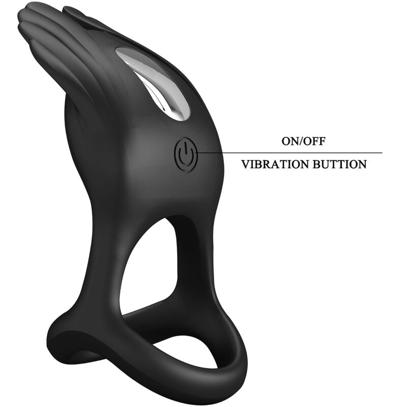 Pretty love - silas anillo vibrador 7 vibraciones silicona