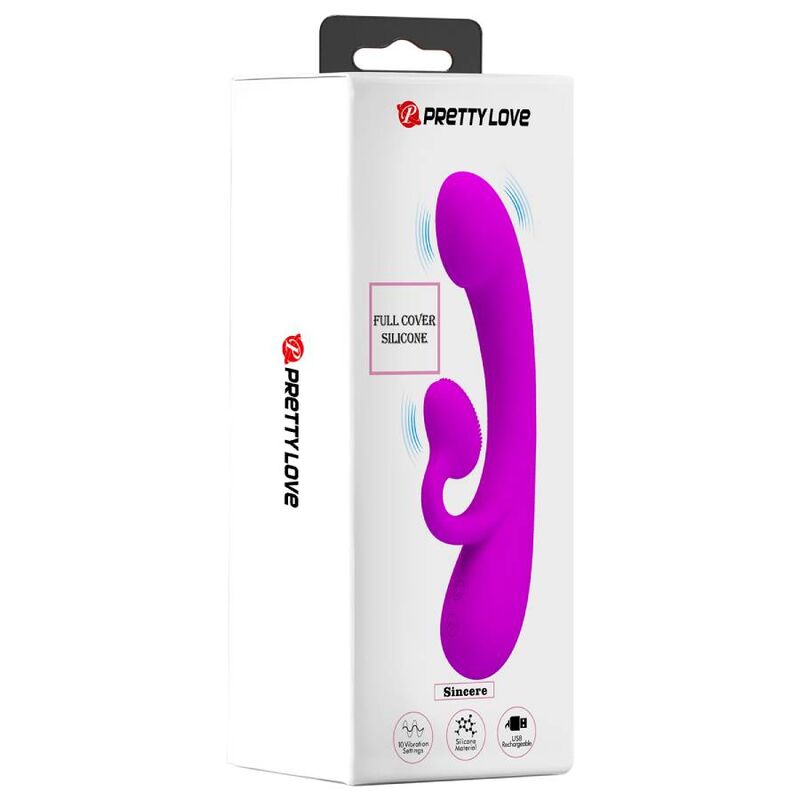 Pretty love - sincere vibrador y succionador de clítoris