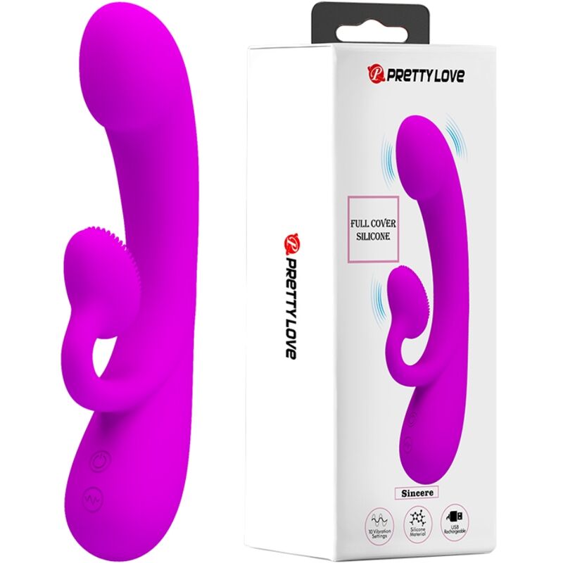 Pretty love - sincere vibrador y succionador de clítoris