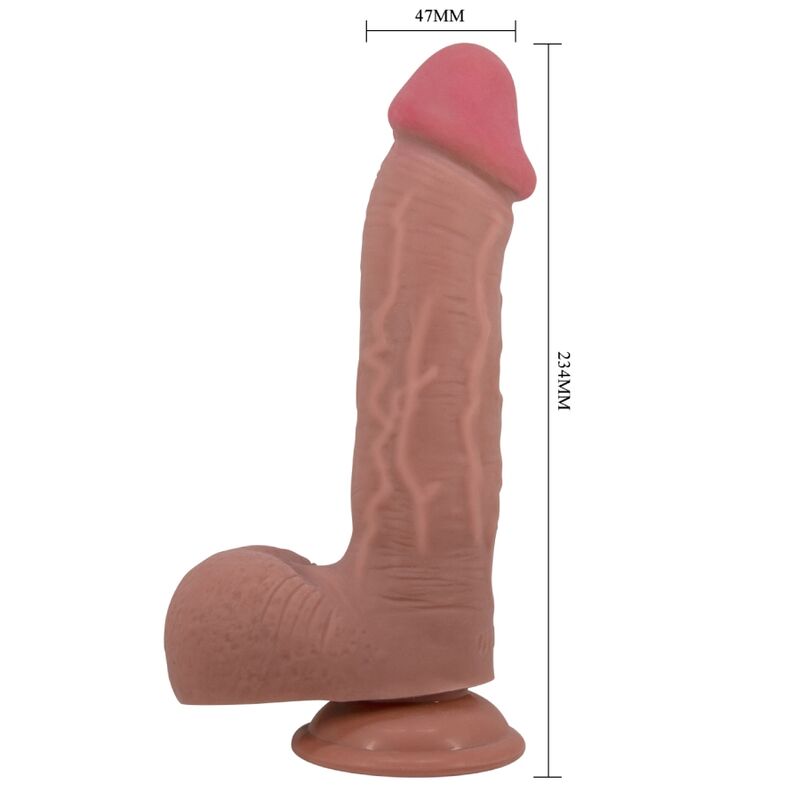 Pretty love - sliding skin series dildo realístico