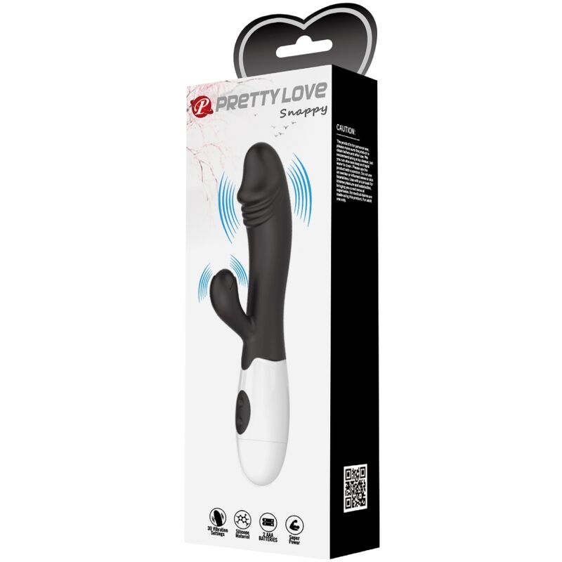 Pretty love - snappy vibrador punto g negro