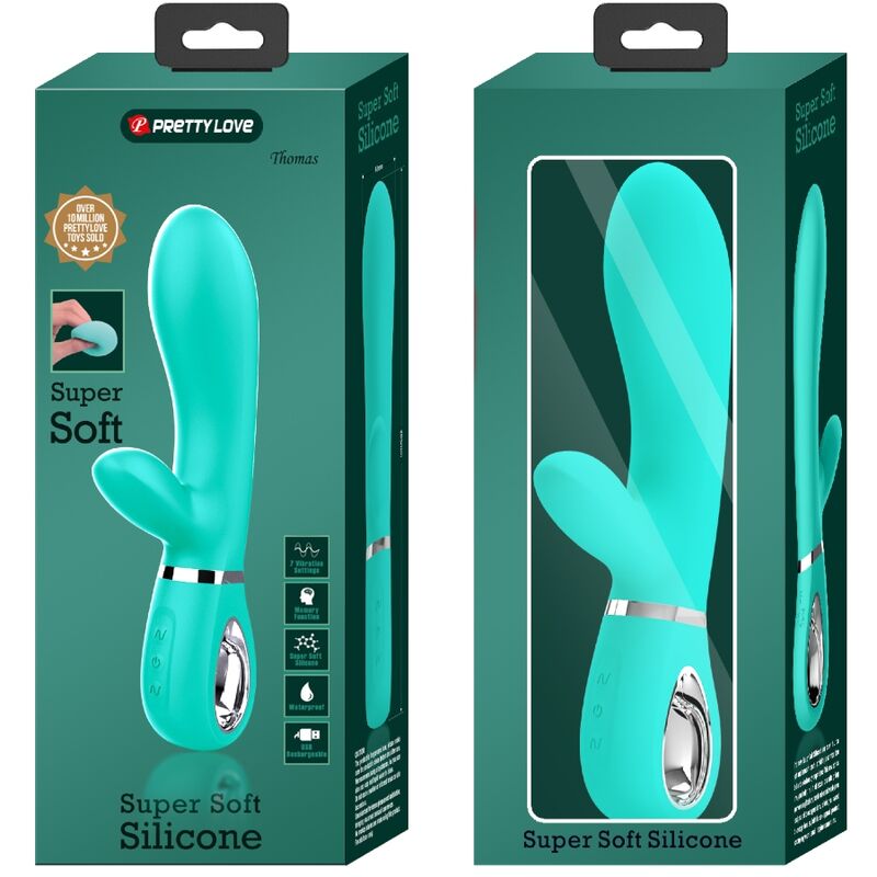 Pretty love - thomas vibrador punto g multifunción verde