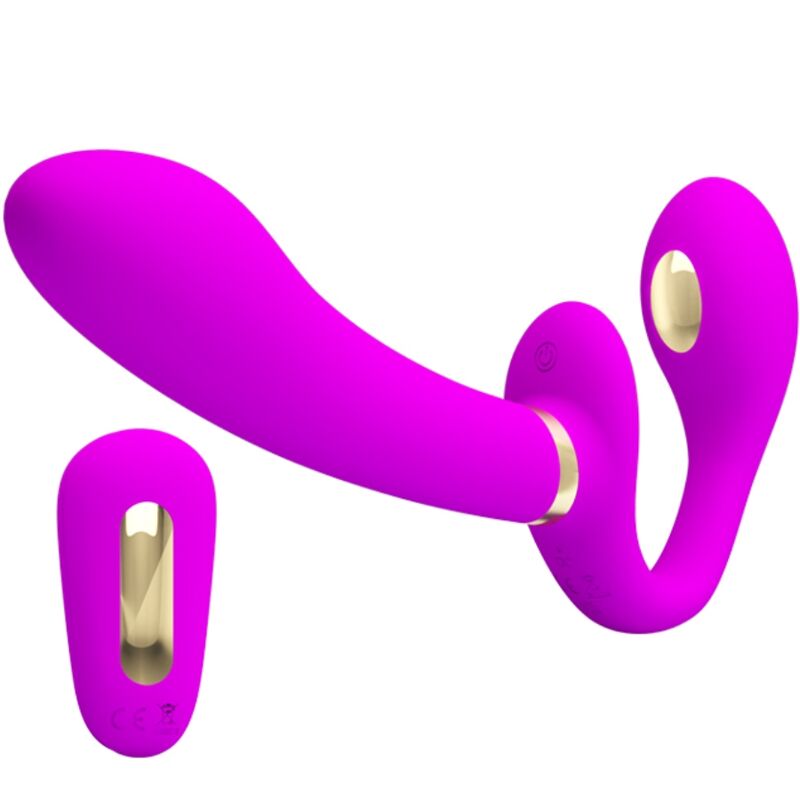 Pretty love - thunderbird vibrador doble strap-on control