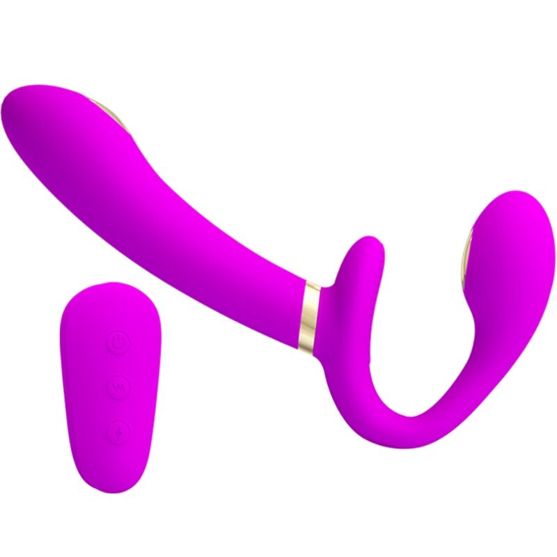 Pretty love - thunderbird vibrador doble strap-on control