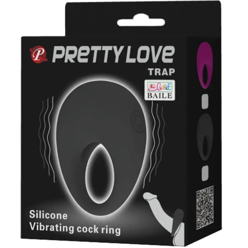 Pretty love - trap anillo vibrador negro