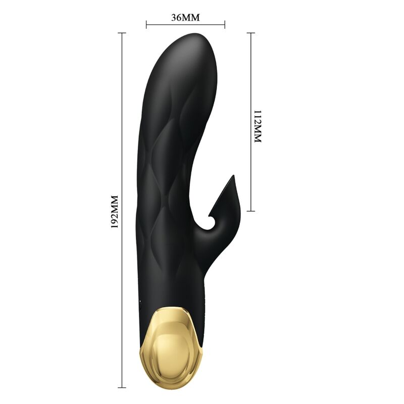 Pretty love - vibrador de lujo bañado en oro recargable