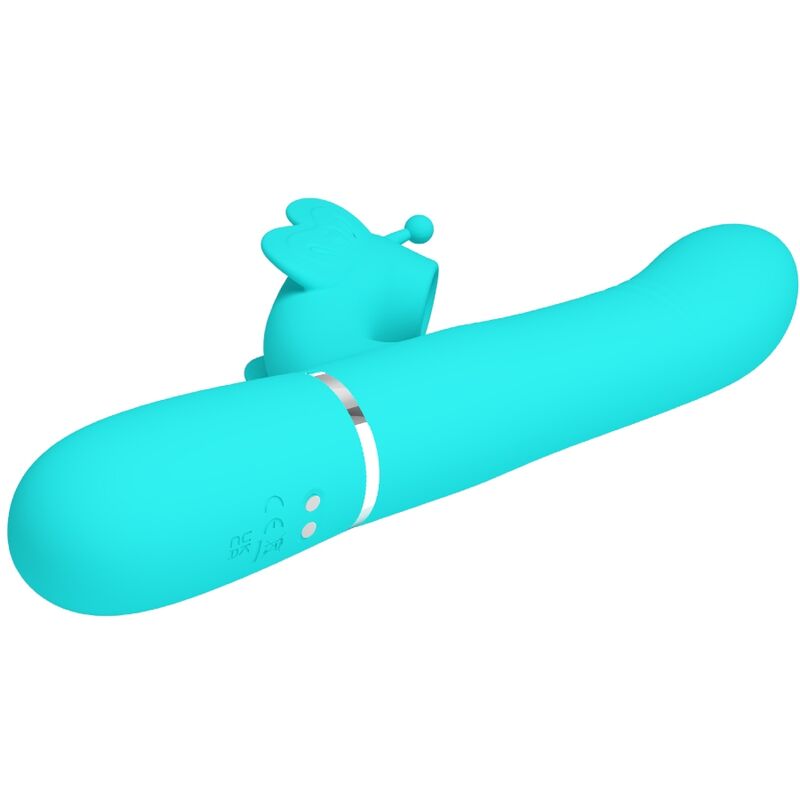 Pretty love - vibrador rabbit multifunción 4 en 1 mariposa
