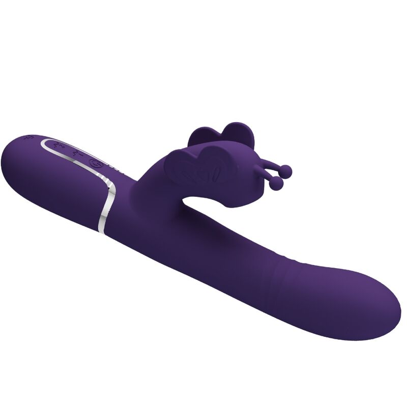 Pretty love - vibrador rabbit multifunción 4 en 1 mariposa