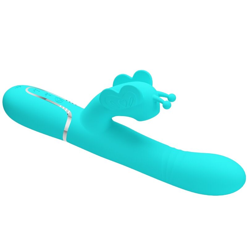 Pretty love - vibrador rabbit multifunción 4 en 1 mariposa