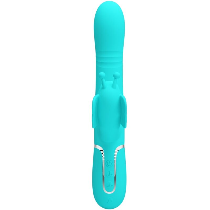 Pretty love - vibrador rabbit multifunción 4 en 1 mariposa