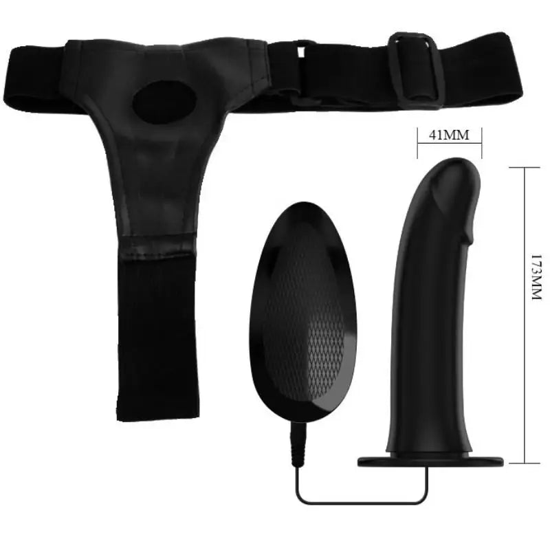 Pretty love - vito strap on con dildo hueco y vibración