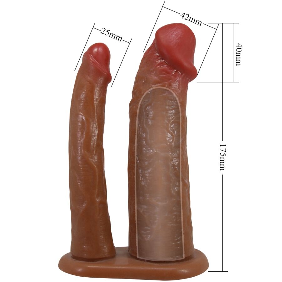 Pretty love - yairon funda para pene doble con extensión