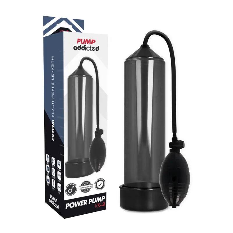 Pump addicted - bomba erección rx3 transparente - — / TRANSPARENTE