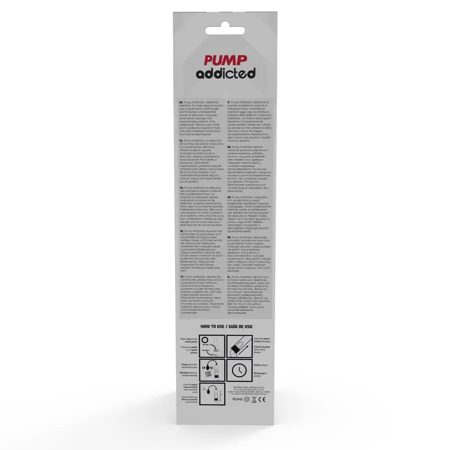 Pump addicted - bomba erección rx3 transparente - — / TRANSPARENTE