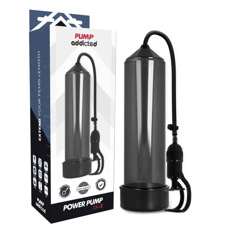 Pump addicted - bomba erección rx5 transparente - — / TRANSPARENTE