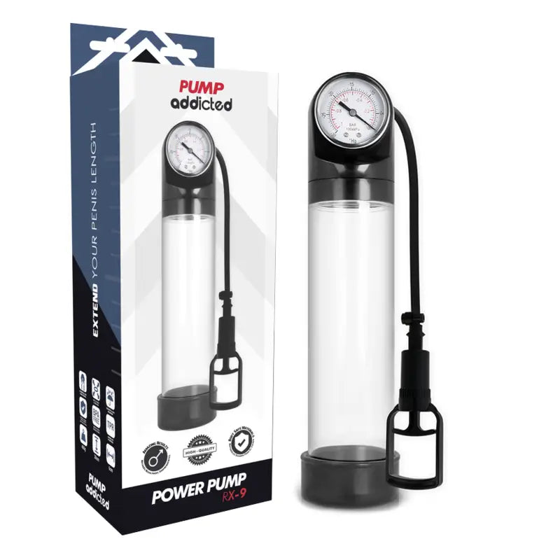 Pump addicted - bomba erección rx9 negro - — / NEGRO