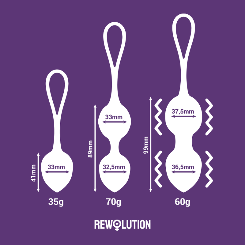 Rewolution - rewobeads bolas vibradoras control remoto