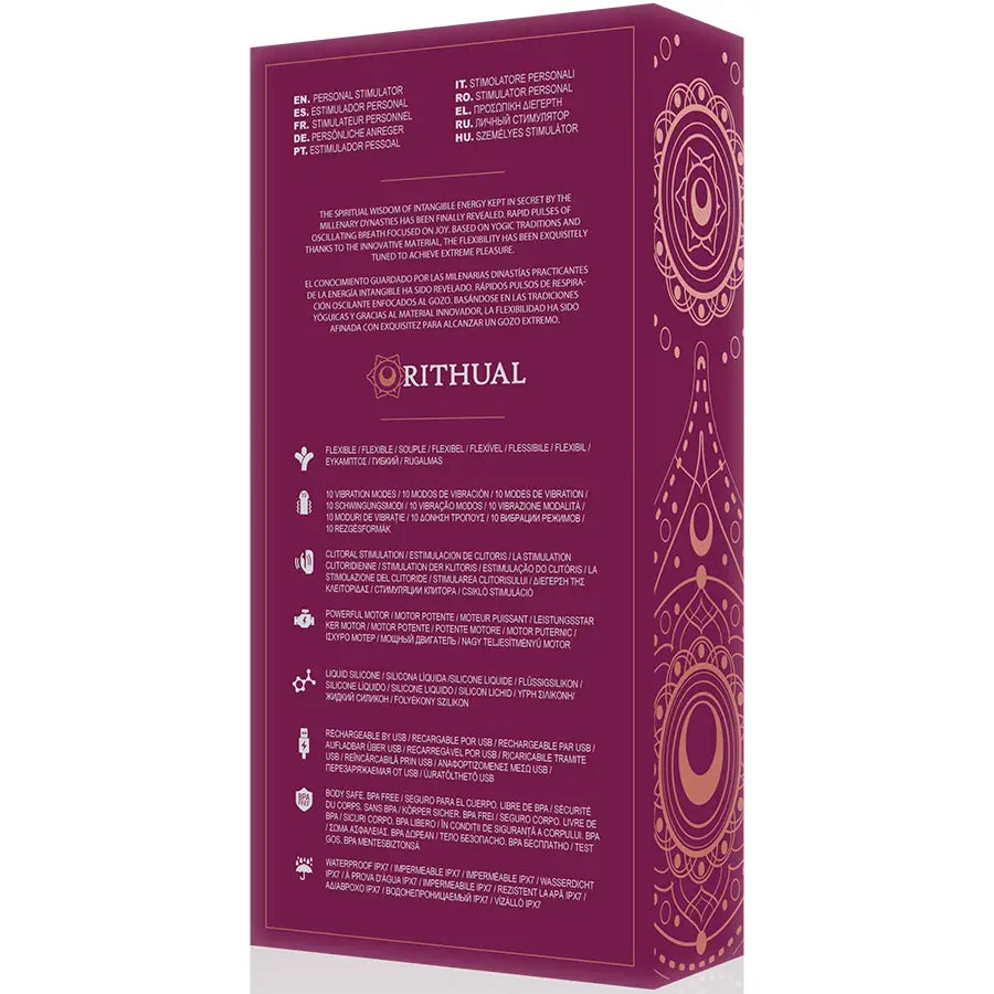 Rithual - anusara motor dual recargable 2.0 orquidea - — / ORQUIDEA