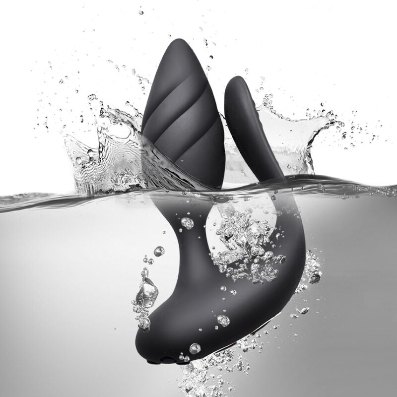 Rocks-off - cocktail plug control remoto - negro