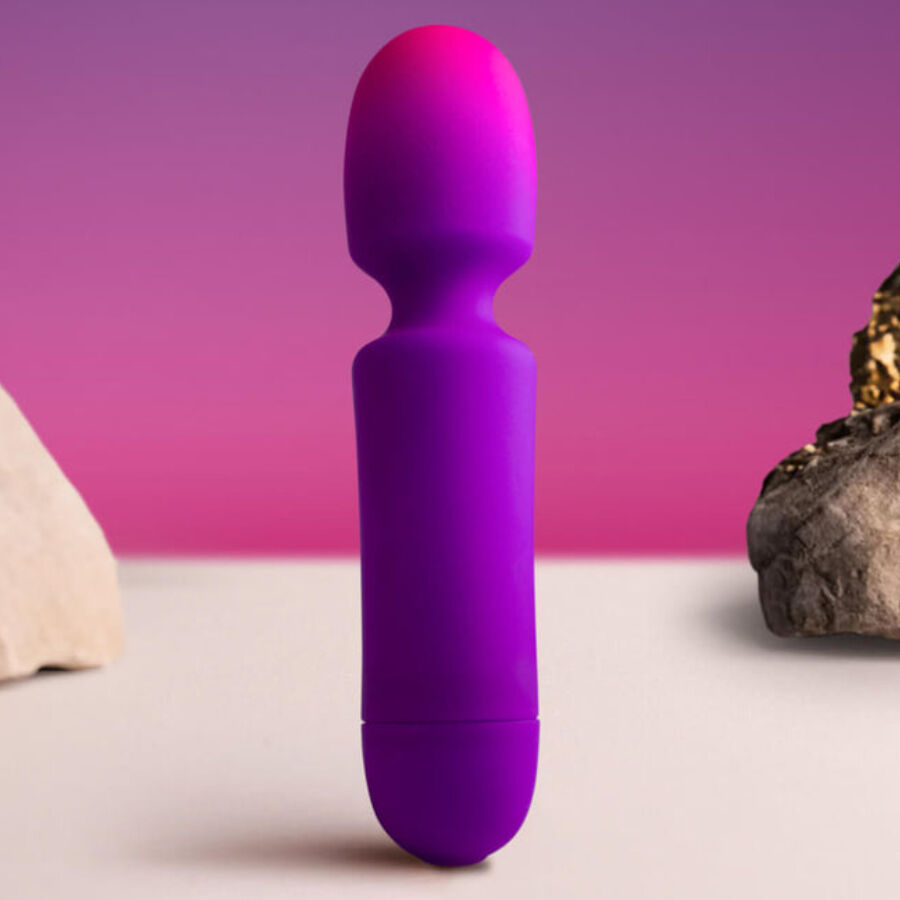 Rocks- off - glo- girl vibrador wand mini morado