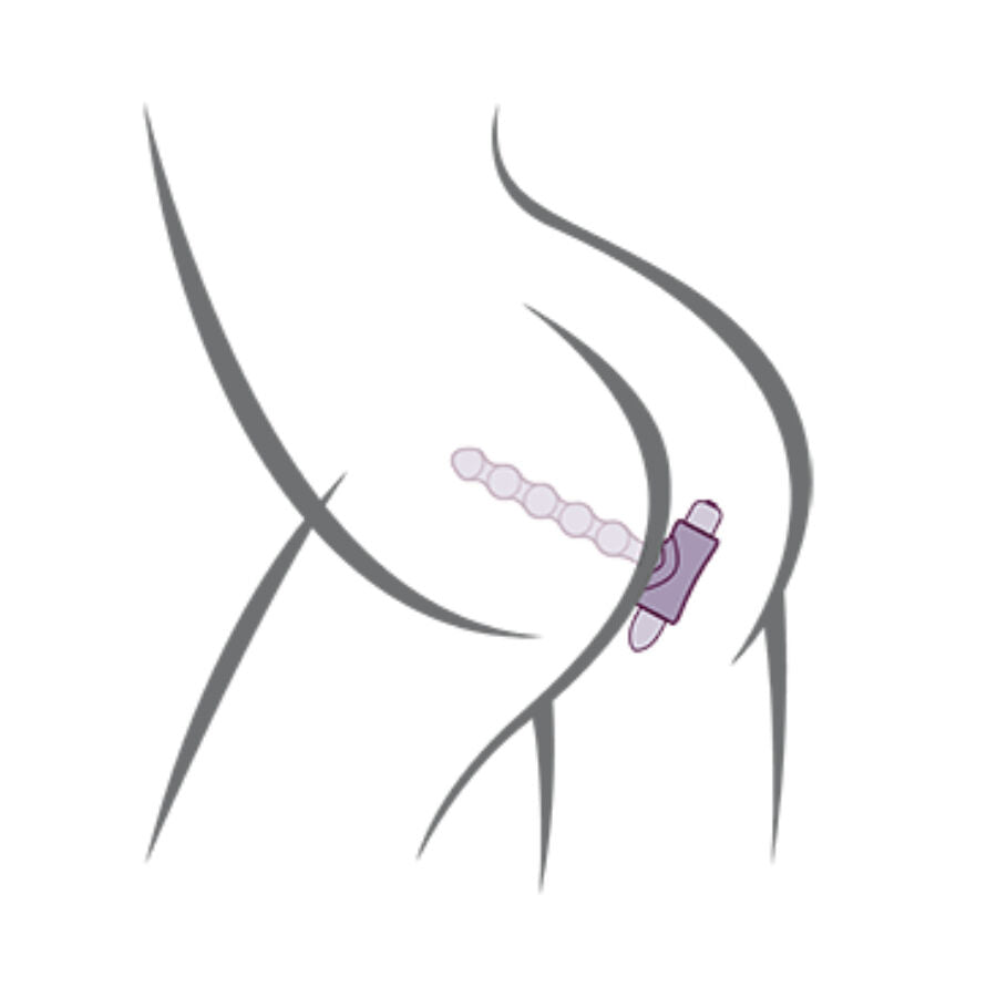 Rocks- off - petite sensations pearls plug anal vibrador