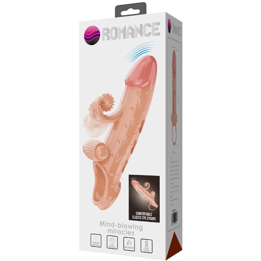 Romance - funda para pene con vibración natural