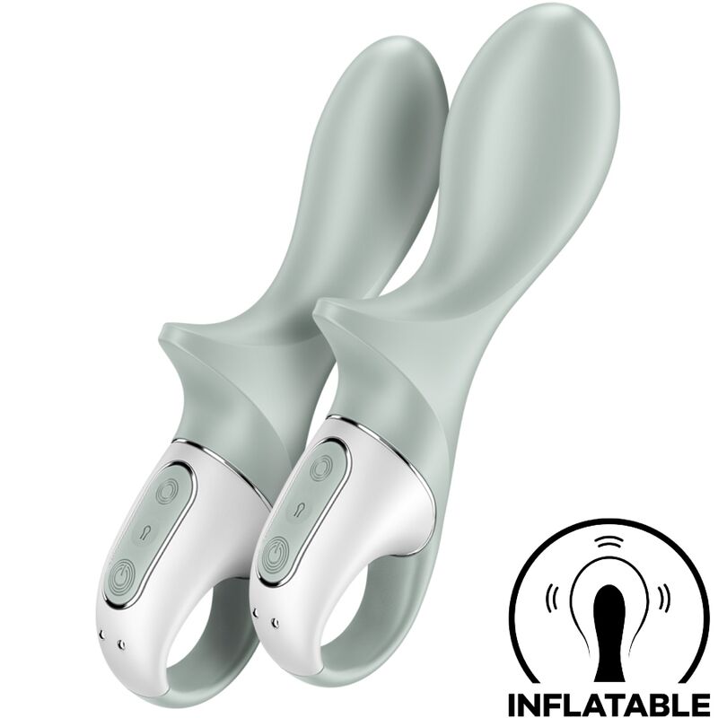 Satisfyer - air pump booty 3 vibrador anal inflable verde