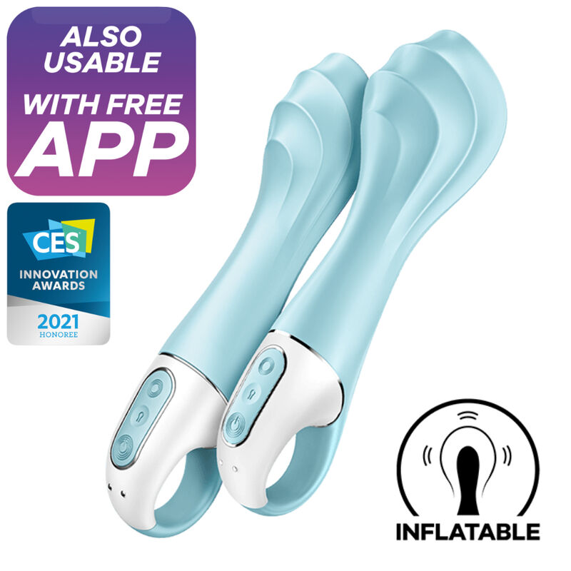 Satisfyer - air pump vibrator 5+ vibrador punto g inflable