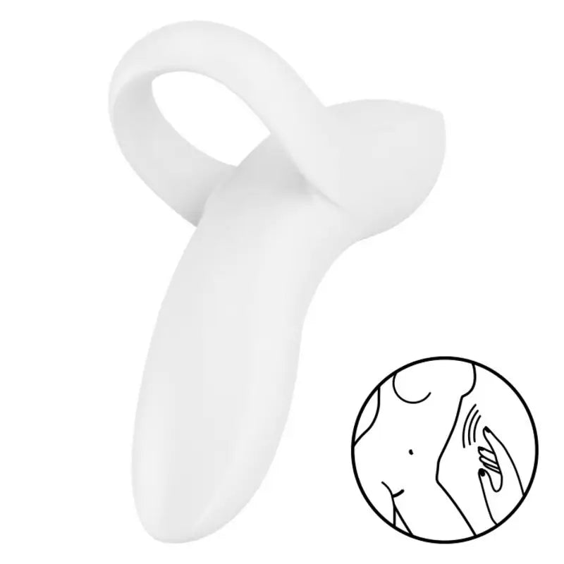 Satisfyer - bold lover dedal vibrador blanco - — / BLANCO