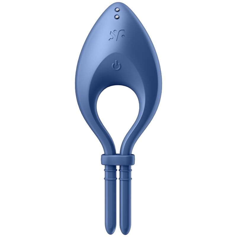 Satisfyer - bullseye anillo vibrador app azul