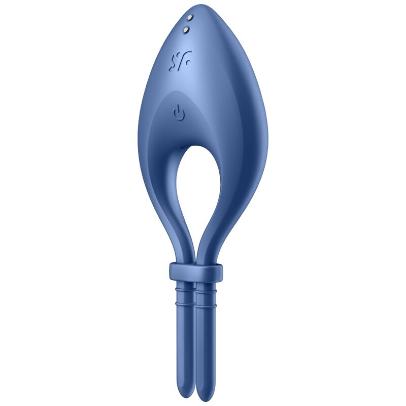 Satisfyer - bullseye anillo vibrador app azul