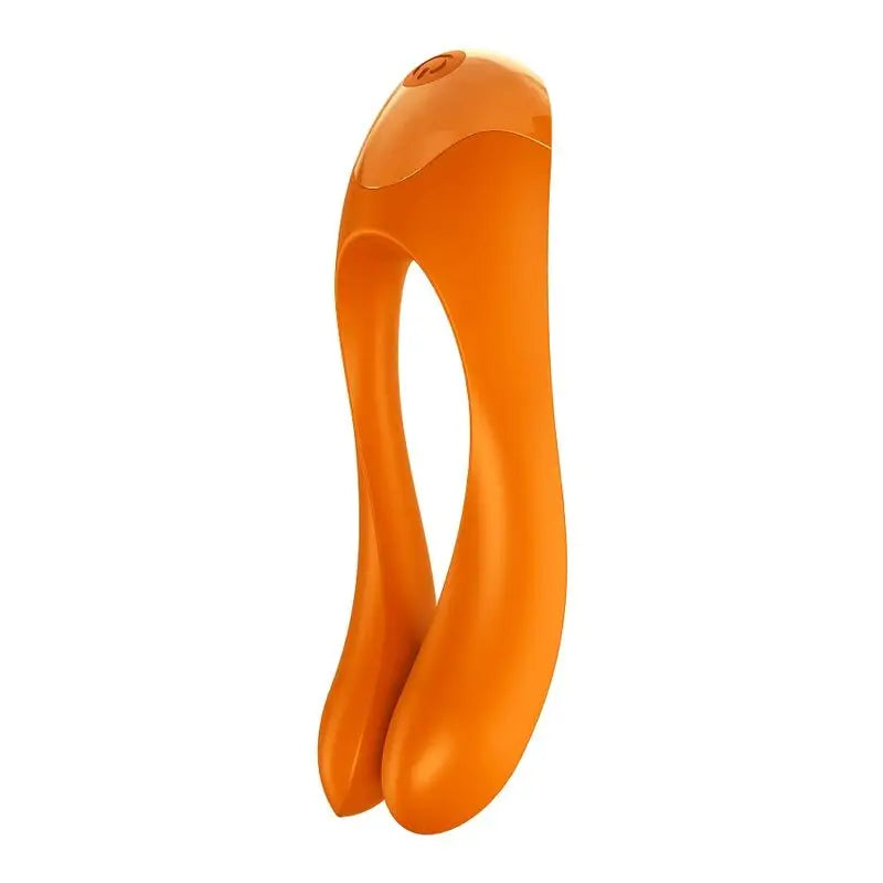 Satisfyer - candy cane vibrador dedo naranja - — / NARANJA