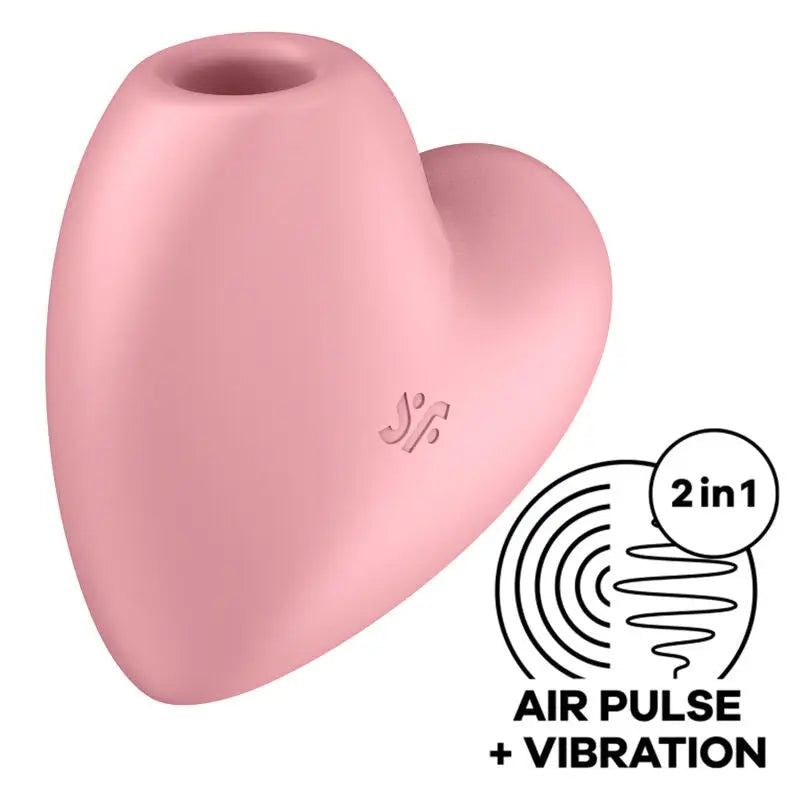 Satisfyer - cutie heart estimulador y vibrador azul - — / AZUL