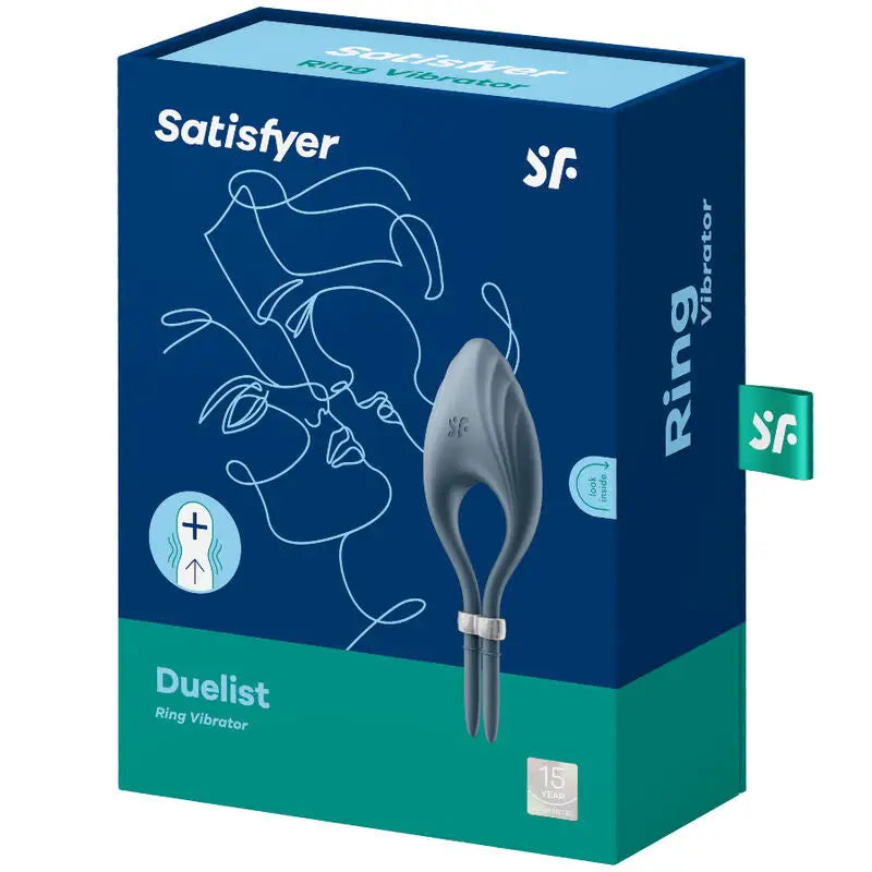 Satisfyer - duelist anillo vibrador azul - — / AZUL