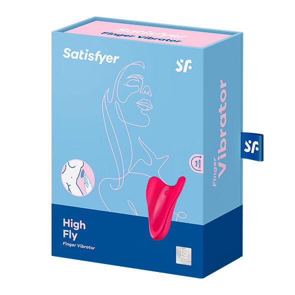 Satisfyer - high fly vibrador dedal fuchsia