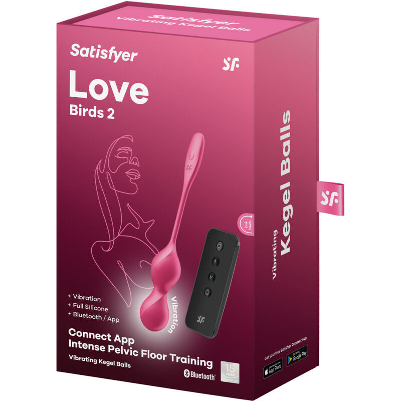 Satisfyer - love birds 2 bolas kegel vibradoras + app