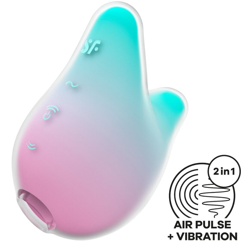 Satisfyer - mermaid vibes estimulador & vibrador menta