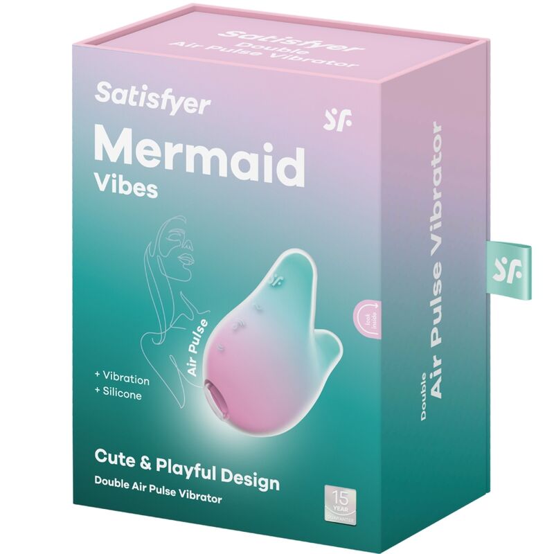 Satisfyer - mermaid vibes estimulador & vibrador menta