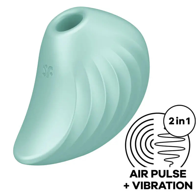 Satisfyer - pearl diver estimulador y vibrador verde - — / VERDE