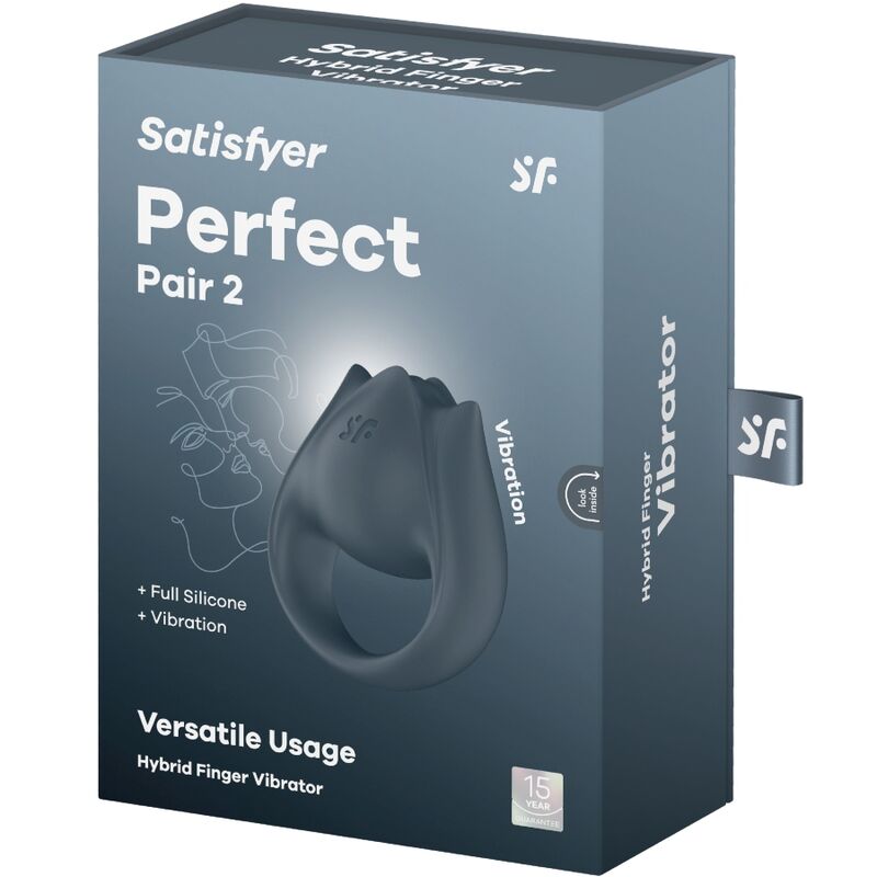Satisfyer - perfect pair 2 multivibrador 2 en 1 anillo