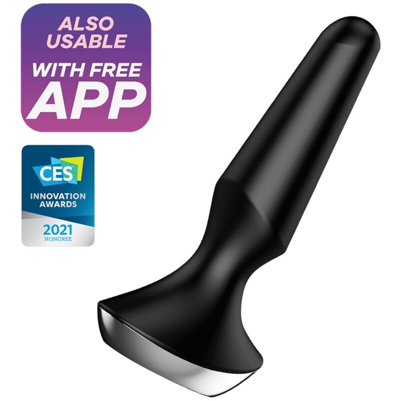 Satisfyer - plug ilicious 2 plug vibrador negro