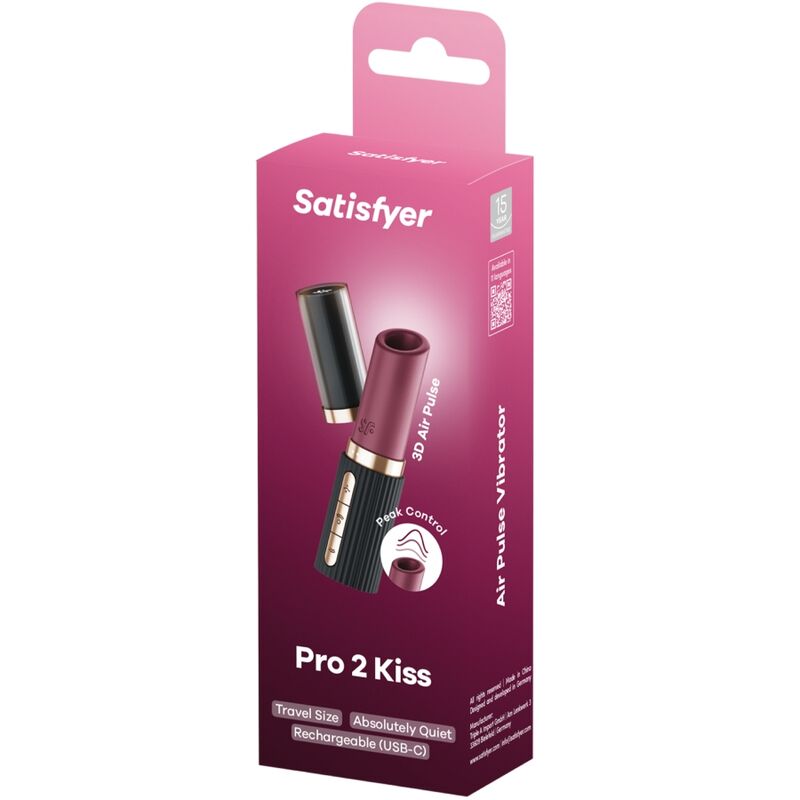 Satisfyer - pro 2 kiss estimulador clítoris por ondas