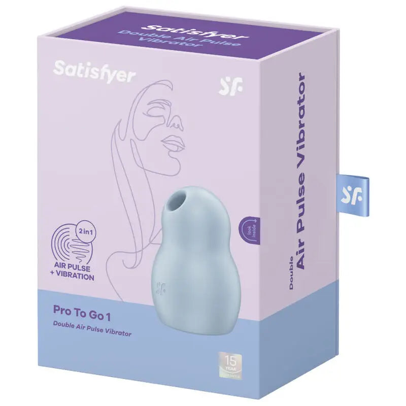 Satisfyer - pro to go 1 estimulador y vibrador doble rojo - — / ROJO