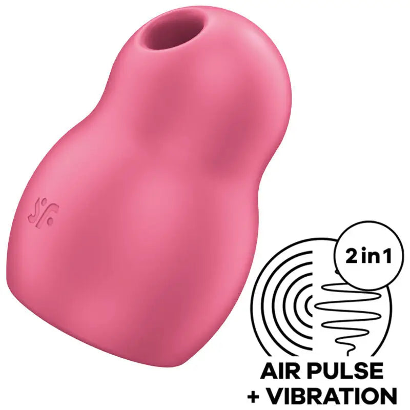 Satisfyer - pro to go 1 estimulador y vibrador doble rojo - — / ROJO