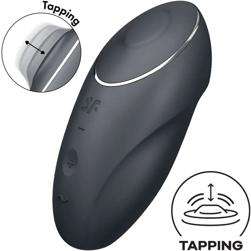 Satisfyer - tap & climax 1 vibrador lay-on rojo - — / ROJO