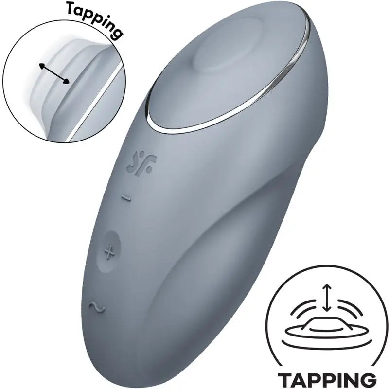 Satisfyer - tap & climax 1 vibrador lay-on rojo - — / ROJO