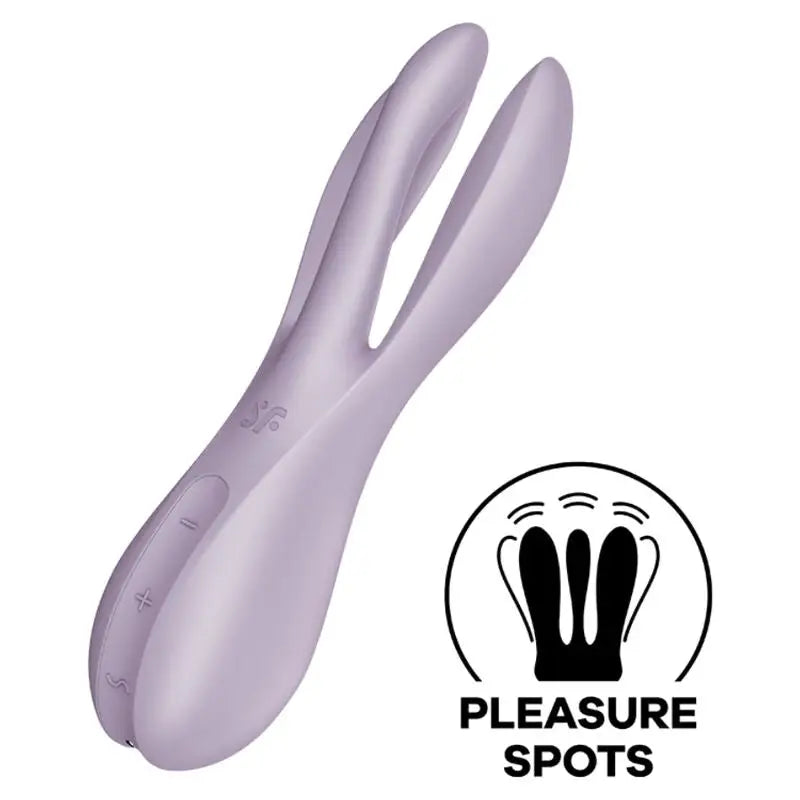 Satisfyer - threesome 2 vibrador negro - — / NEGRO