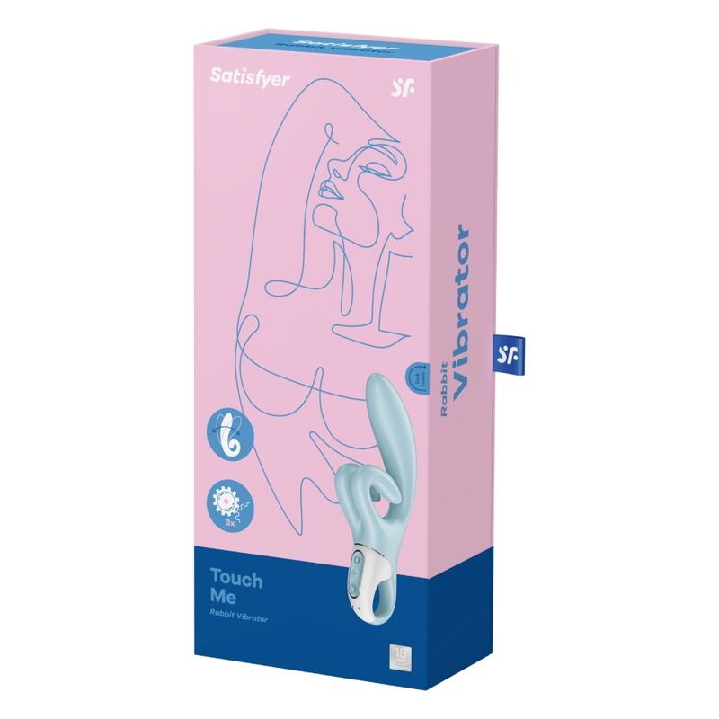 Satisfyer - touch me vibrador rabbit azul
